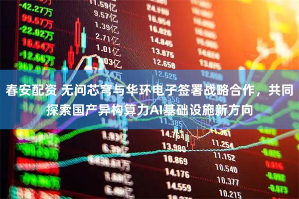 春安配资 无问芯穹与华环电子签署战略合作，共同探索国产异构算力AI基础设施新方向
