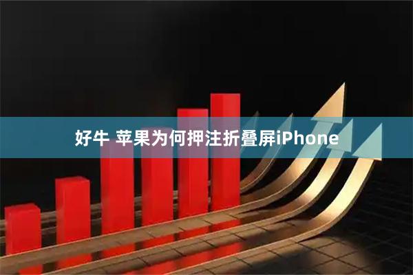 好牛 苹果为何押注折叠屏iPhone